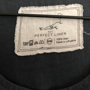 not perfect linen smock dress